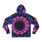 "The Everlasting Dance of the Neon Lights" -Trippy Infinity Patterns AOP Hoodie