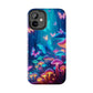 Luminous Jewels in the Forest. Mushrooms & Butterflies Tough Phone Case