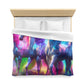 Giovanni di Modesto - NEON Unicorns Microfiber Duvet Cover