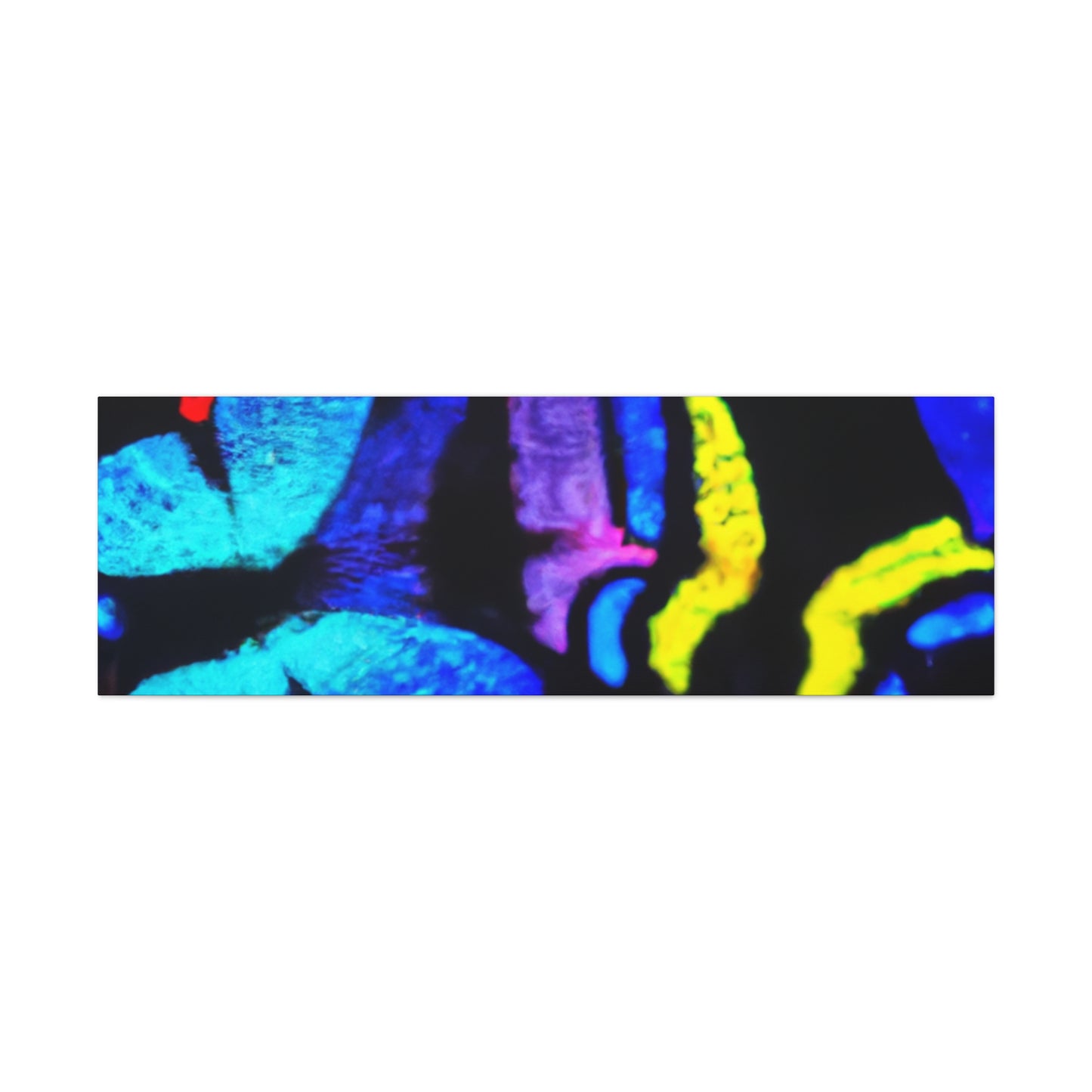 "Fantasia of Flutterbyes" Neon Butterflies  Art Canvas