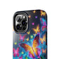 Neon Butterflies In Flight. NEON Butterflies Tough Phone Case