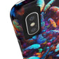 "Illuminated Flight" NEON Butterflies Tough Phone Case