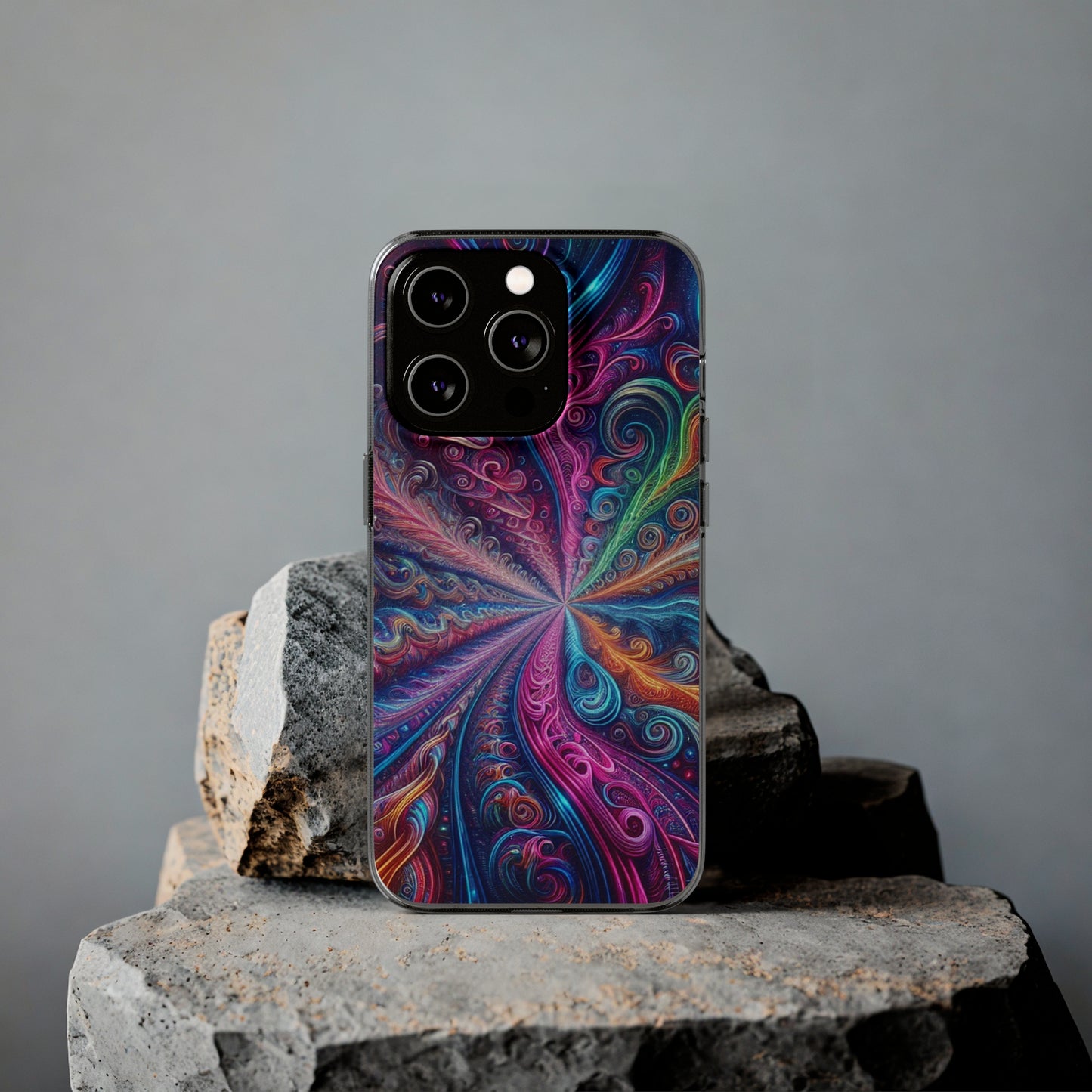 "Infinite Electrify" Infinity Patterns Art Polycarbonate Phone Case
