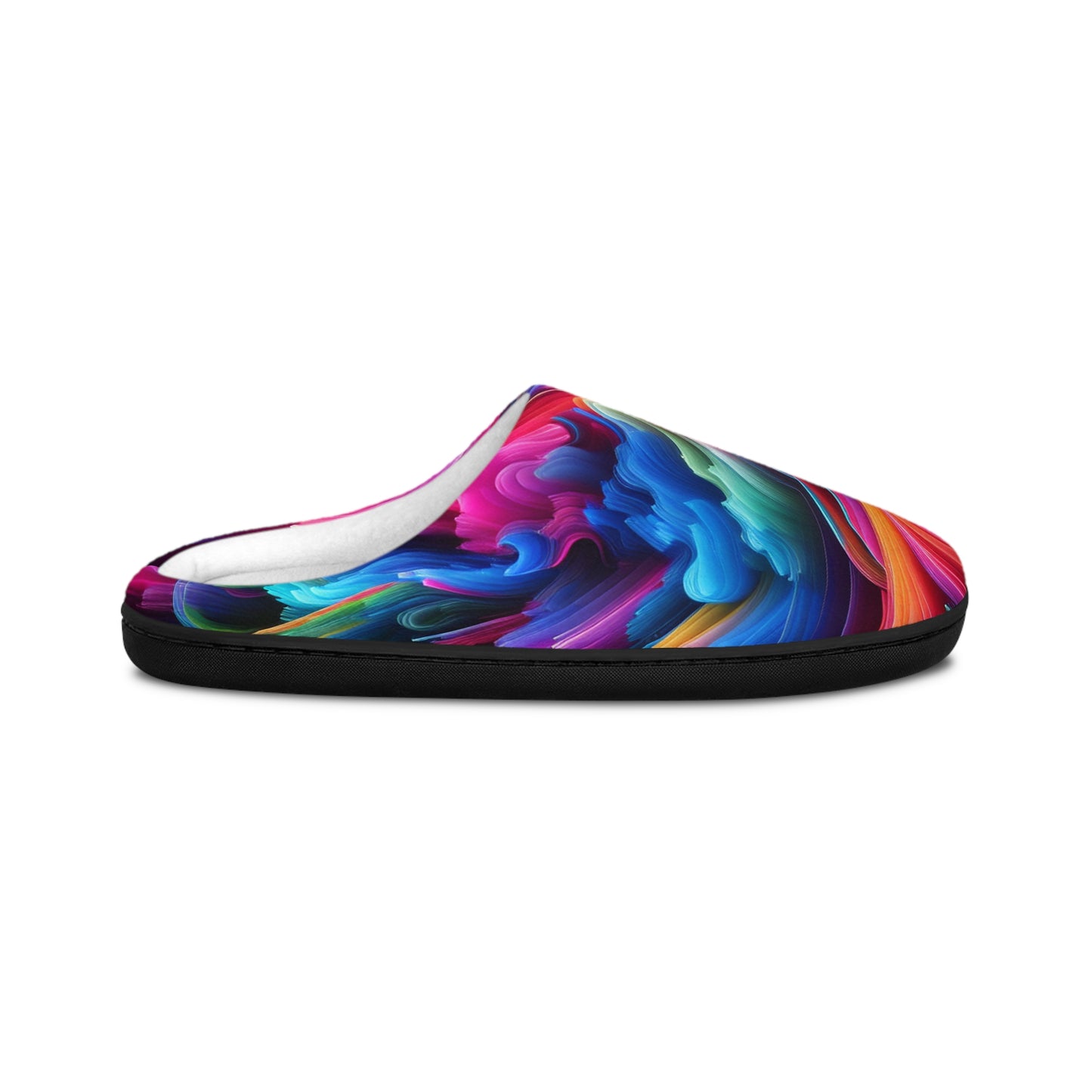 Theobald van Vessering - Trippy Infity Patterns Men's Indoor Slippers