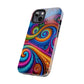 Neon Infinity Illusionz. Trippy Infinity Patterns Tough Phone Case