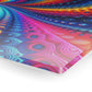 Aurora Fluxion. Trippy infity Pattern 1/4" Glossy Acrylic Art