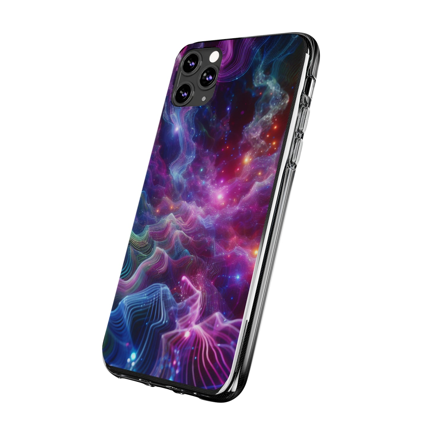 Neon Infinity Swirlz Infinity Patterns Art Polycarbonate Phone Case
