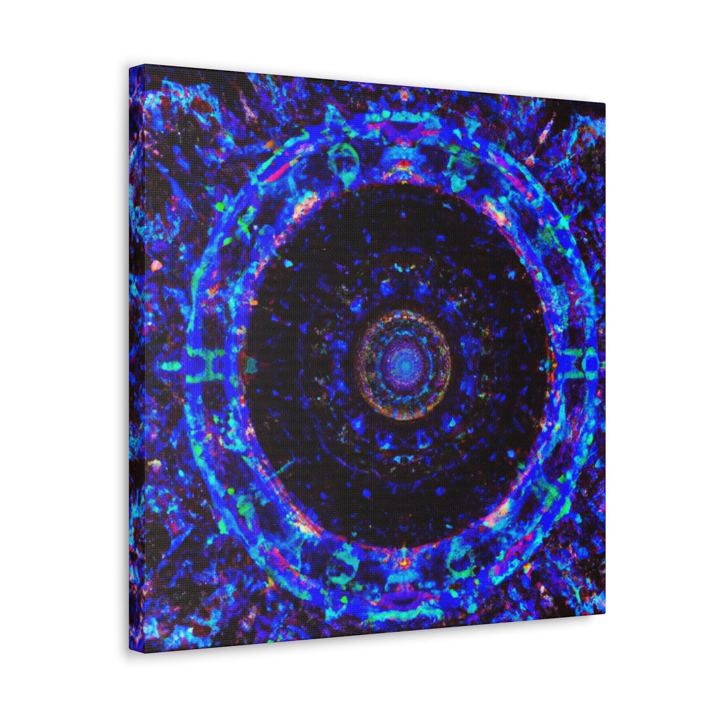 Cosmic Kaleidoscope Visions Trippy Infinity Patterns Art Canvas