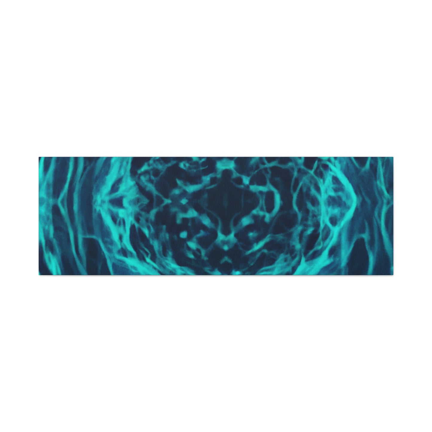 Neon Infinity Fractals. Trippy Infinity Patterns Art Canvas