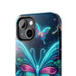 "Neon Butterfly Glo-Rama" NEON Butterflies Tough Phone Case Iphone 6 7 8 9 10 11 12 13 14 SE X XR XS Pro Max Mini Plus