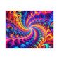 VibrantInfinityNeon. - Neon Trippy Infinity Patterns Puzzle 30, 110, 252, and 1000 Pieces