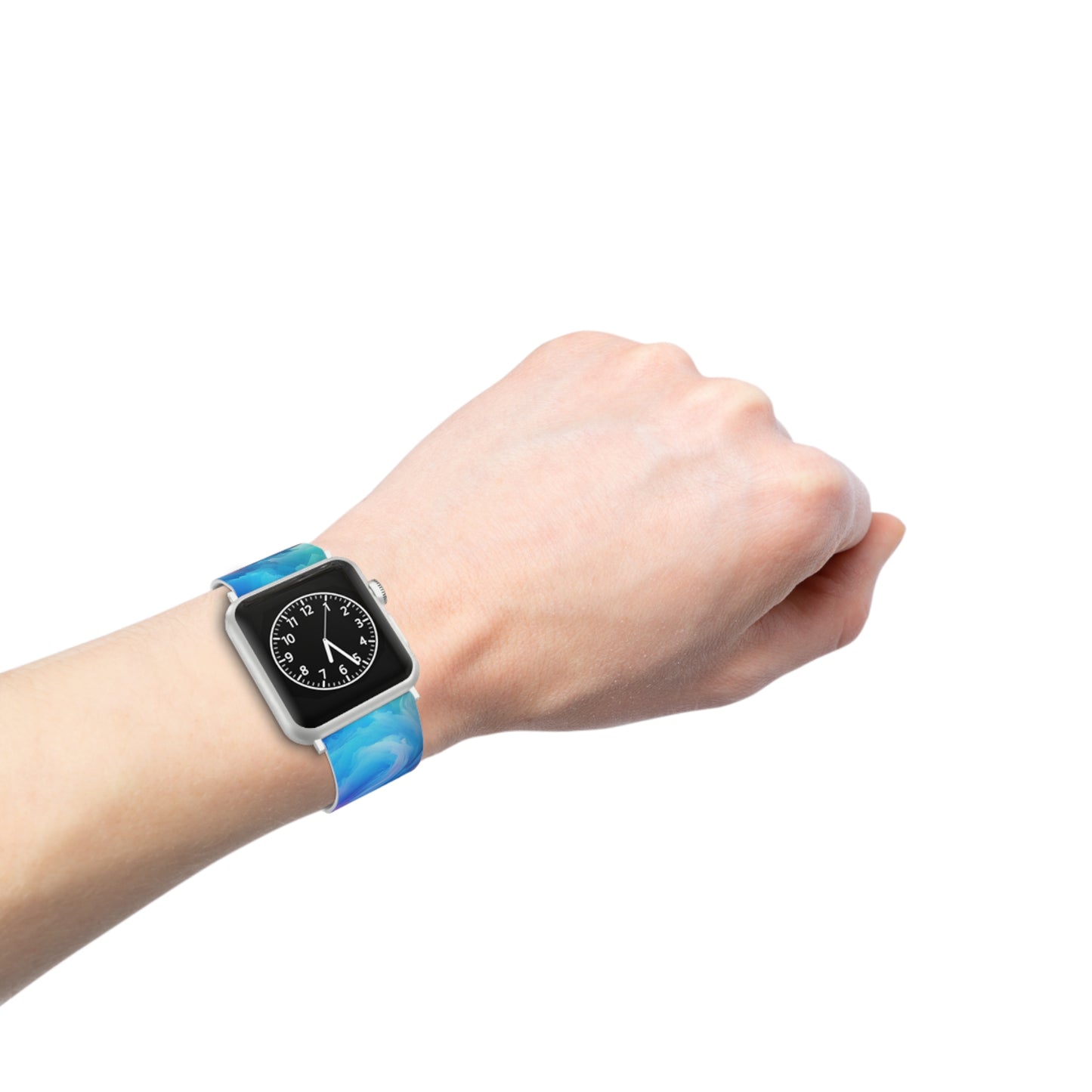 Neon Visionscapes - Trippy Infinity Patterns Iwatch Band