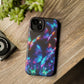 "Electrically Vivid Reverie" Neon Butterflies Premium Art Magsafe Magnet Tough IPhone 13 14 15 Pro Plus Max and Mini in Matte and Glossy Phone cases
