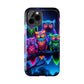 'Neon Rainbow Owls' NEON Owls Tough Phone Case