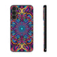 "Fantasia of Fluorescence" Infinity Patterns Art Polycarbonate Phone Case Samsung Galaxy s21 s22 Google Pixel 6 Iphone 11 12 13 14 Pro Max Mini Plus