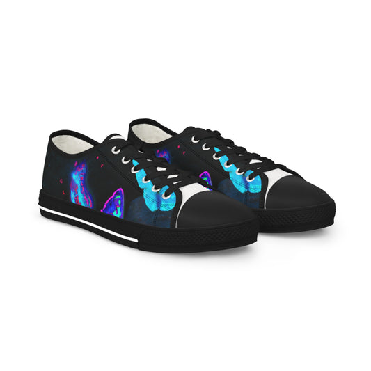 "Neon Oasis" - Men's Lowtop Sneakers
