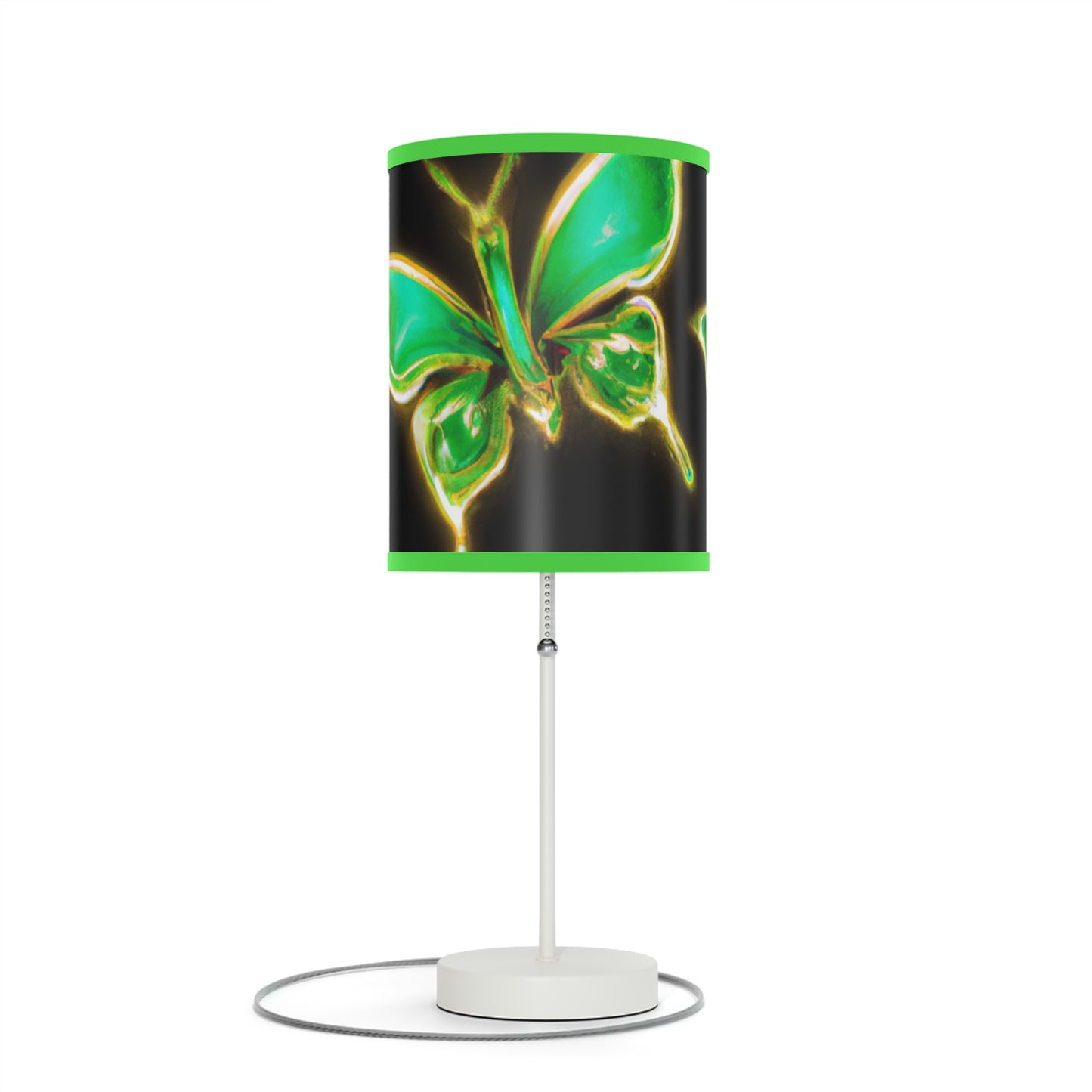 "Glowing Monarch Migration" - NEON Butterflies Colored Lamp