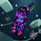 "Neon Gloomsprite Dance" Neon Butterflies and Mushrooms Premium Art Magsafe Magnet Tough IPhone 13 14 15 Pro Plus Max and Mini in Matte and Glossy Phone cases