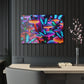 "Neon Fantasia" Butterflies & Mushrooms 1/4" Glossy Acrylic Art