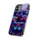 Neon Owl Congregation. NEON Owls Tough Phone Case