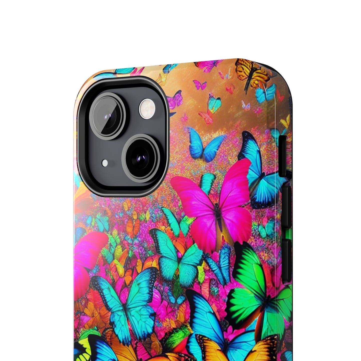 "Neonardie's Dreamscape" NEON Butterflies Tough Phone Case