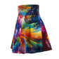 Leonardus de Vos - Trippy Infity Patterns Woman's Skater Skirt
