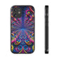 Neon Infinity Dreamscape. Infinity Patterns Art Polycarbonate Phone Case
