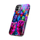 Neon Night Hootenanny. NEON Owls Tough Phone Case