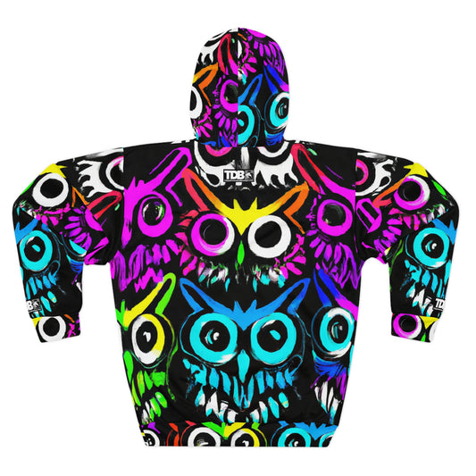 TDB Psychedelic Rave Owl Unisex Hoodie