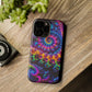 Twilight Infinyscape Neon Trippy Infinity Patterns Premium Art Magsafe Magnet Tough IPhone 13 14 15 Pro Plus Max and Mini in Matte and Glossy Phone cases