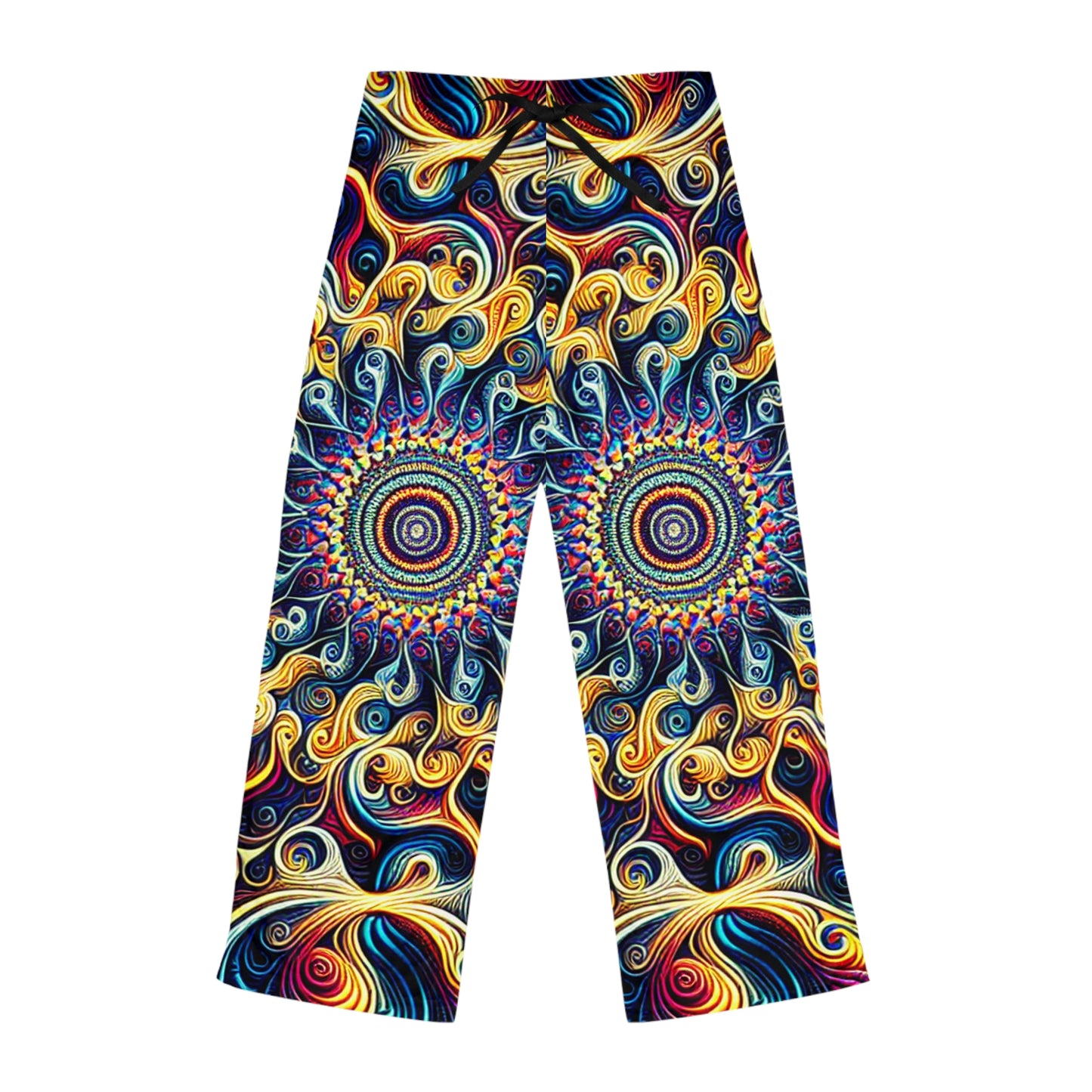 Vividly Illimitable Neonesis Infinity Patterns Womans Pajama Pants
