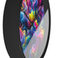 Leonarda Fontana - Trippy Infinity Patterns Wall Clock