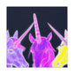 Neon Unicorn Dreamscape NEON Unicorns Art Canvas
