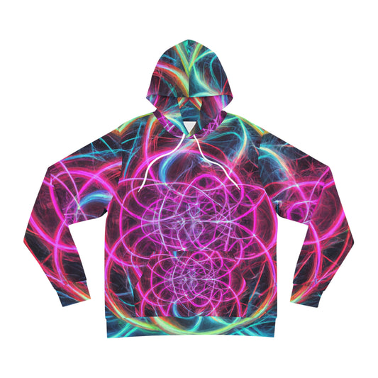 Vivid Interdimensional Glitterbounce. -Trippy Infinity Patterns AOP Hoodie
