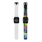"Neon Flowscape" - Trippy Infinity Patterns Iwatch Band