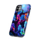 "Neon Nocturne" NEON Owls Tough Phone Case