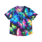"Butterfly Glitz" Neon Butterflies Womans Jersey