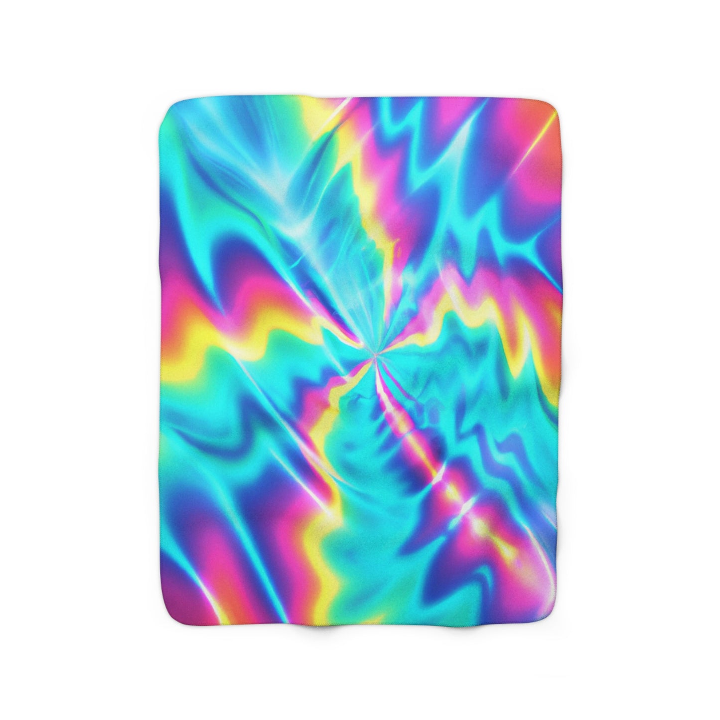 Giulio da Firenze - Trippy Infinity Patterns Sherpa Blanket