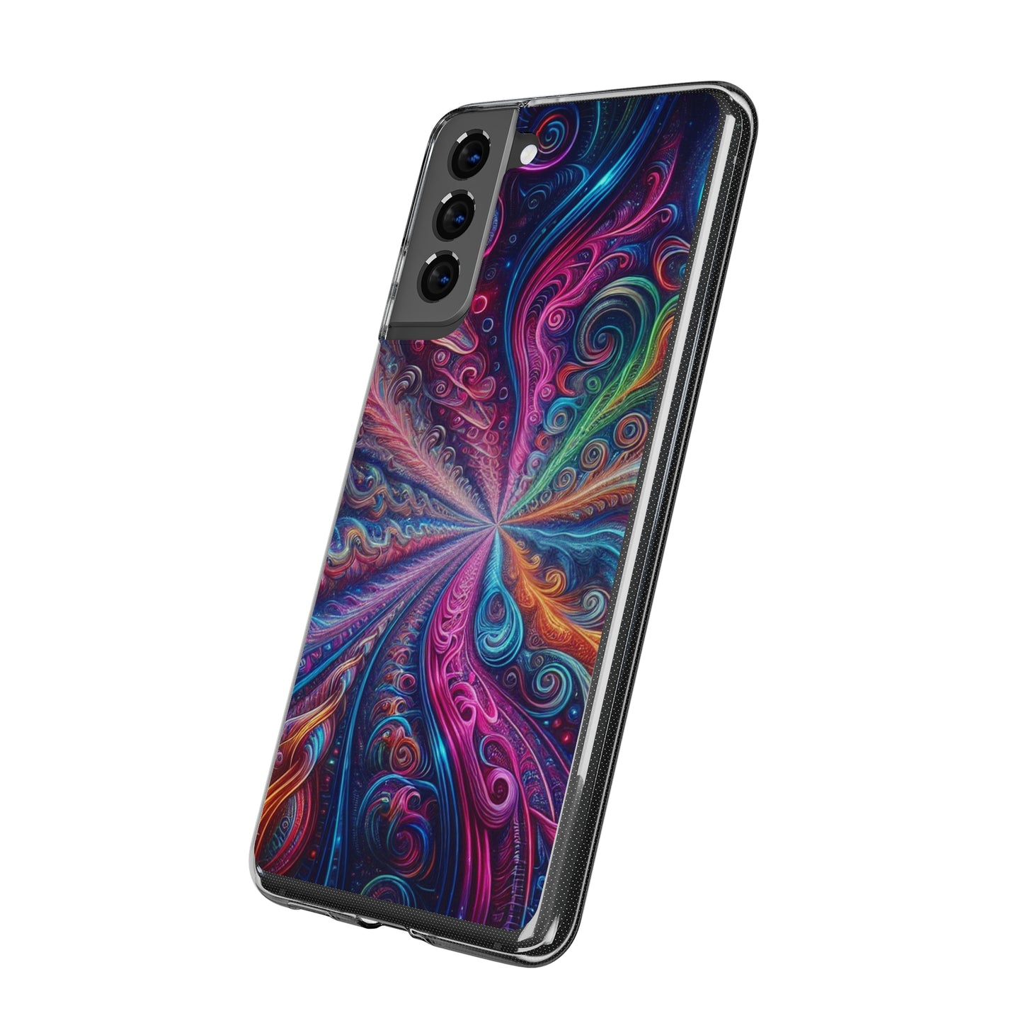 "Infinite Electrify" Infinity Patterns Art Polycarbonate Phone Case