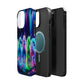 Neon Unicorn Pods. Neon Unicorns Premium Art Magsafe Magnet Tough IPhone 13 14 15 Pro Plus Max and Mini in Matte and Glossy Phone cases