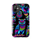Neon Glowing Owls. NEON Owls Tough Phone Case