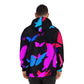 "Butterfly Fluorescence" - Butterflies AOP Hoodie