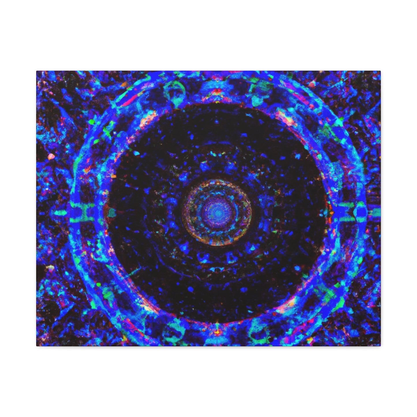 Cosmic Kaleidoscope Visions Trippy Infinity Patterns Art Canvas