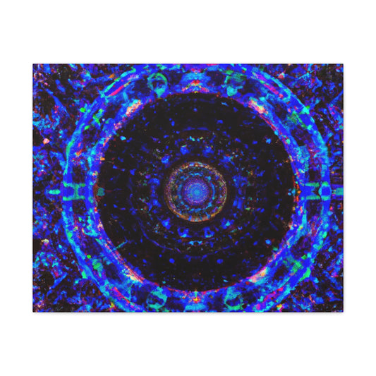 Cosmic Kaleidoscope Visions Trippy Infinity Patterns Art Canvas