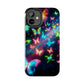 "Neon Swarm Splendour" NEON Butterflies Tough Phone Case