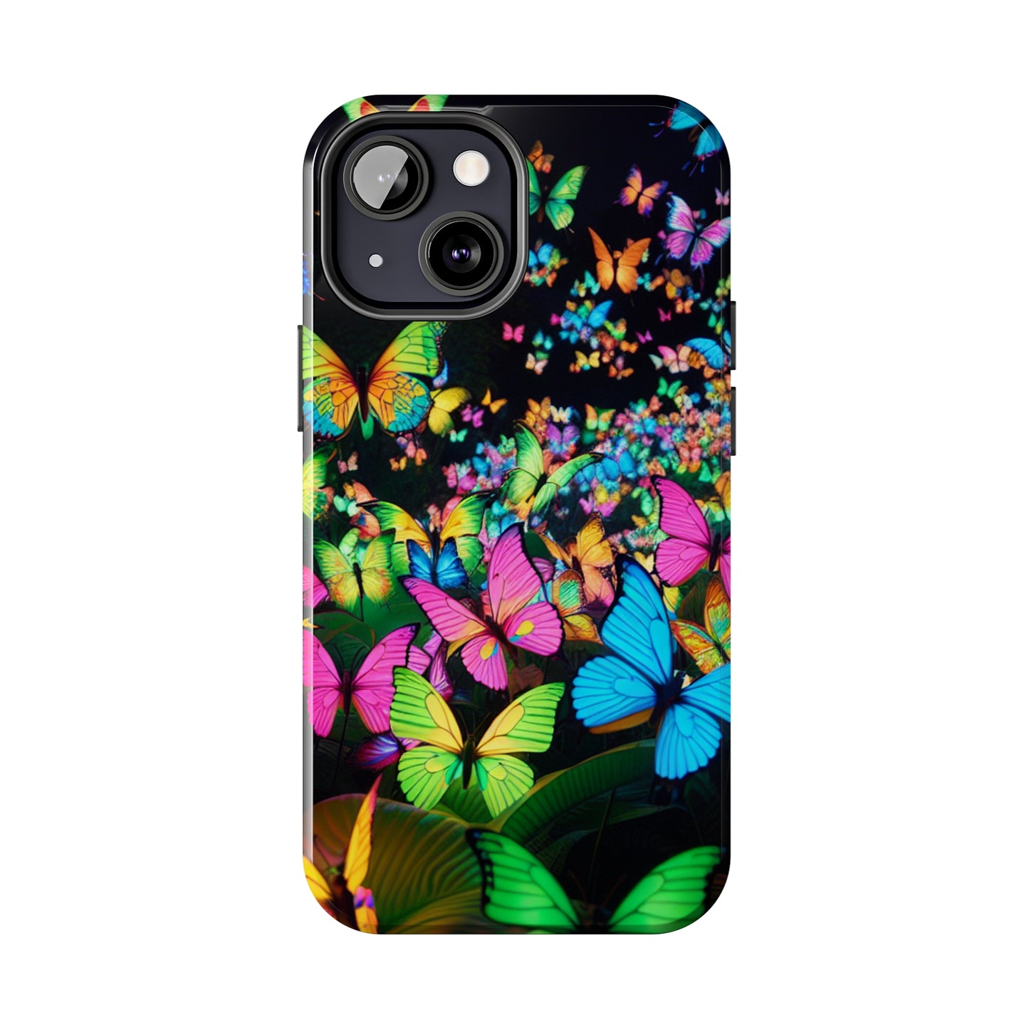 Neon Butterfly Congregation. NEON Butterflies Tough Phone Case