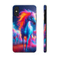 "Neon Dreamscapes: A Pride of Unicorns" NEON Unicorns Tough Phone Case