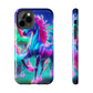 "Rainbow Dreams in Neon" NEON Unicorns Tough Phone Case