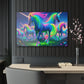 Neon Unicorn Spectacle NEON Unocrons Art 1/4" Glossy Acrylic Art