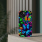 "Fantastic Fruition" Neon Butterflies and Mushrooms Premium Art Magsafe Magnet Tough IPhone 13 14 15 Pro Plus Max and Mini in Matte and Glossy Phone cases